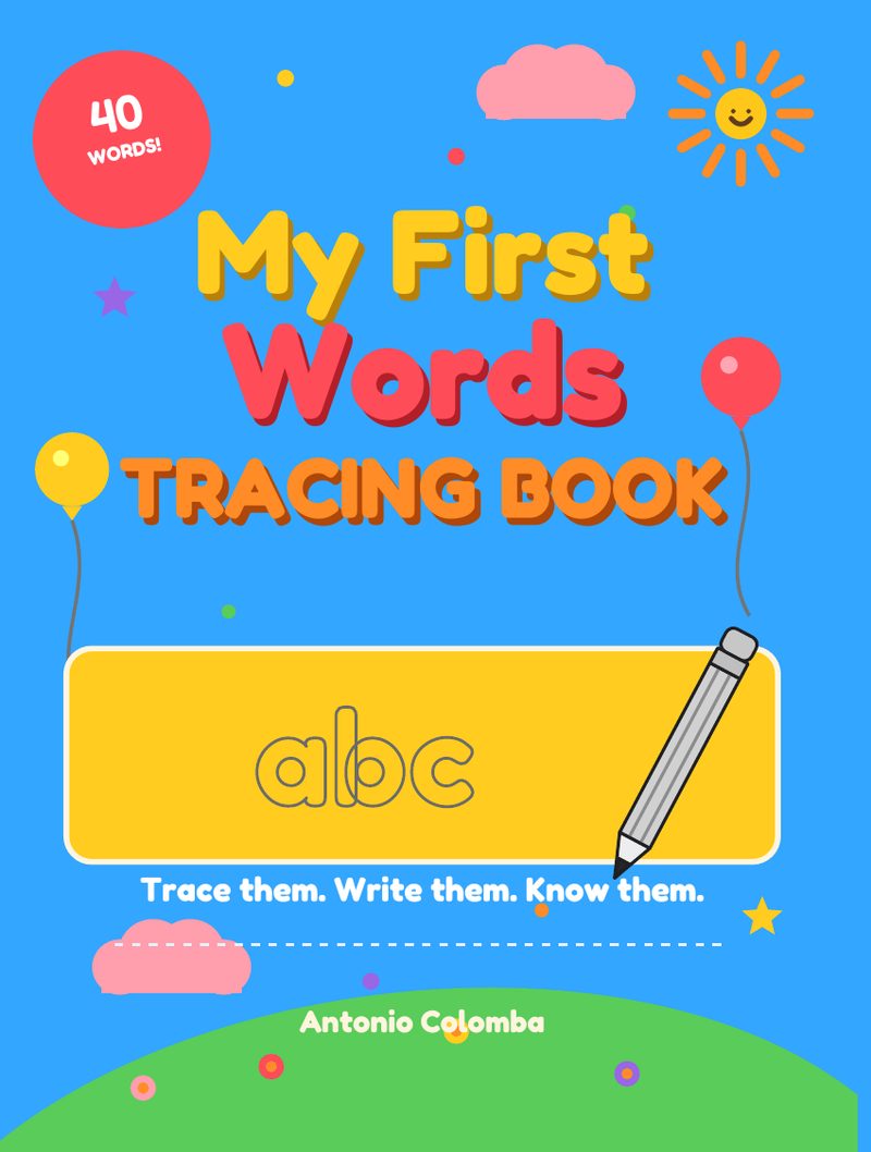 My First Words Tracing Book — cover