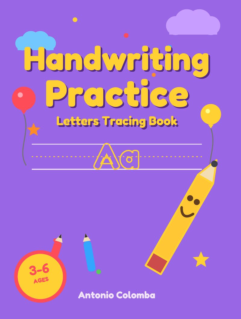 Handwriting Practice: Letters Tracing Book — cover